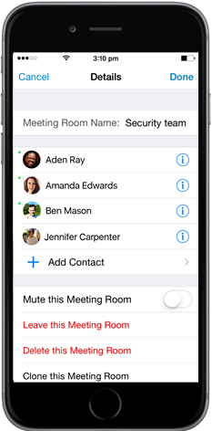 secure mobile meeting rooms with soprano gamma 3.3