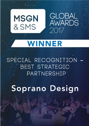 Special recognition - Best Strategic Partnership - Soprano Design