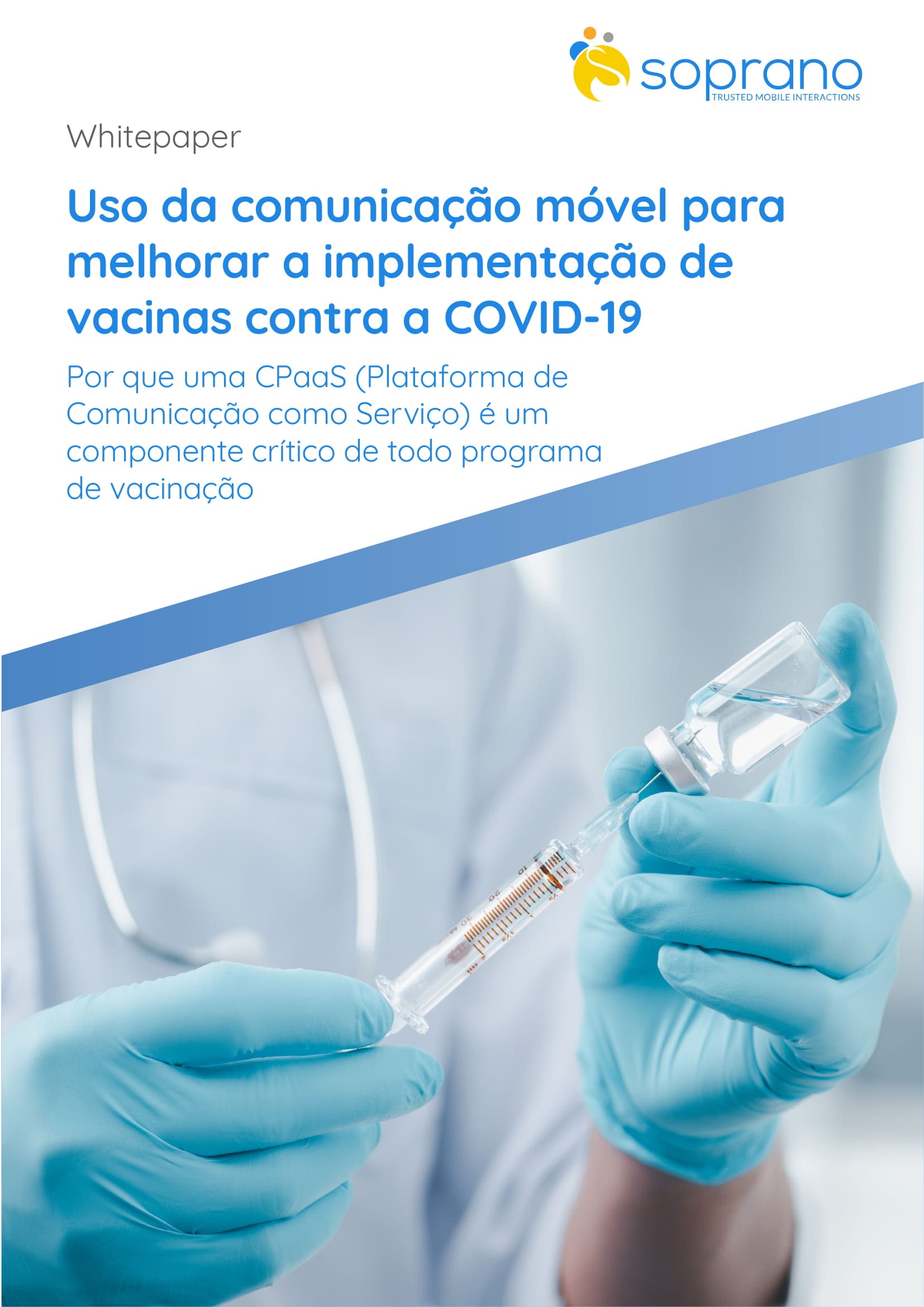 Uso da comunicação móvel para melhorar a implementação de vacinas contra a COVID-19